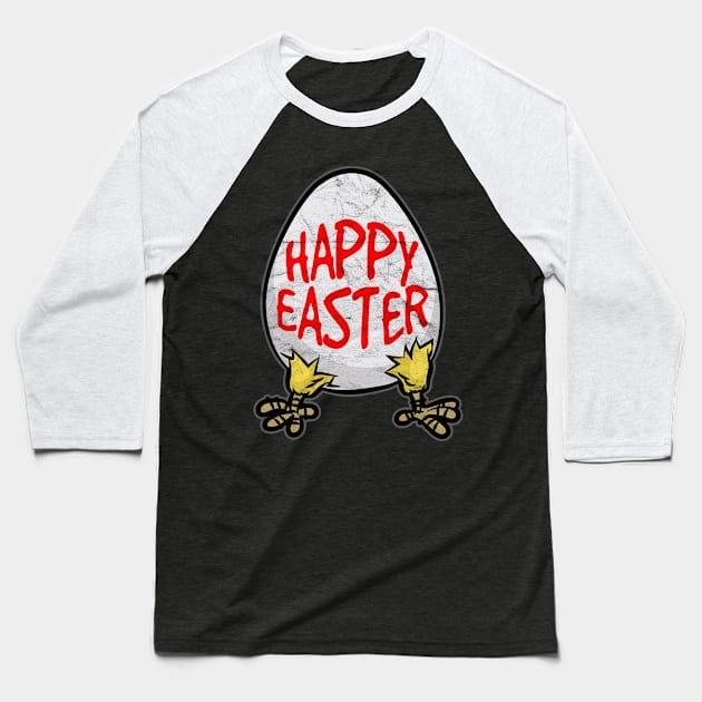EASTER - Happy Easter Egg Baseball T-Shirt by AlphaDistributors
